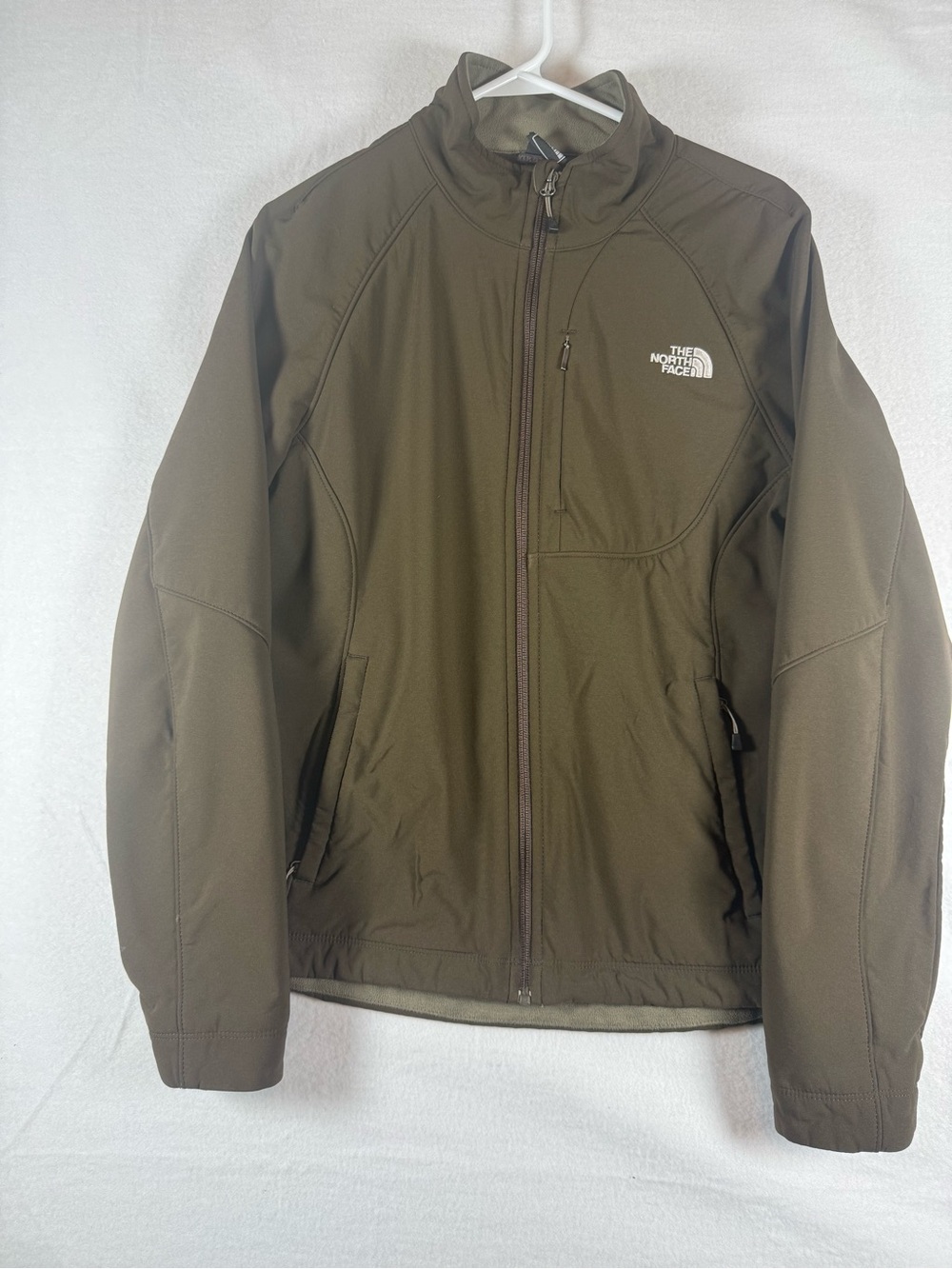 The North Face Brown Jacket with Fleece Lining Size Large